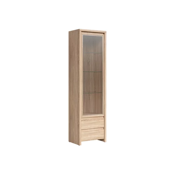 Vitrina Kaspian REG1W2S, 56x40.5x200.5 h cm, Pal Melaminat picture - 1