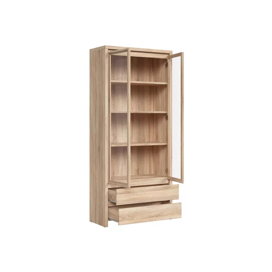 Vitrina Kaspian REG2W2S, 90x40.5x200.5 h cm, Pal Melaminat picture - 4