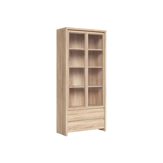 Vitrina Kaspian REG2W2S, 90x40.5x200.5 h cm, Pal Melaminat picture - 1