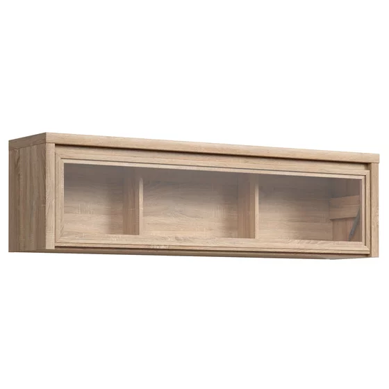 Vitrina Suspendata Kaspian SFW1W/140, 143.5x30.5x44 h cm Pal Melaminat picture - 1