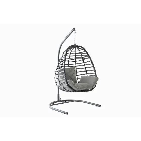 Leagan de Exterior, Gradina/Terasa, Retro - 120x106x214 Cm, Gri picture - 1