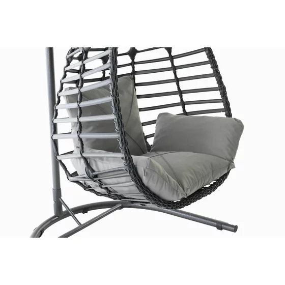 Leagan de Exterior, Gradina/Terasa, Retro - 120x106x214 Cm, Gri picture - 5