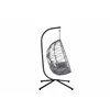 Leagan de Exterior/Gradina - Sagay, 100x79x204 cm, Metal/Ratan Sintetic, Gri picture - 3