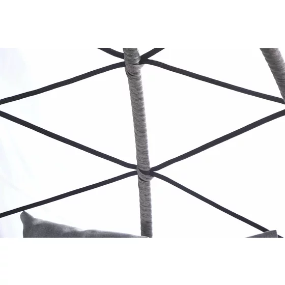 Leagan de Exterior/Gradina - Sagay, 100x79x204 cm, Metal/Ratan Sintetic, Gri picture - 5