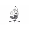 Leagan de Exterior/Gradina - Sagay, 100x79x204 cm, Metal/Ratan Sintetic, Gri picture - 2