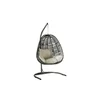 Leagan de Exterior, Gradina/Terasa, Pino - 115x110x196 Cm, Gri/Crem picture - 1