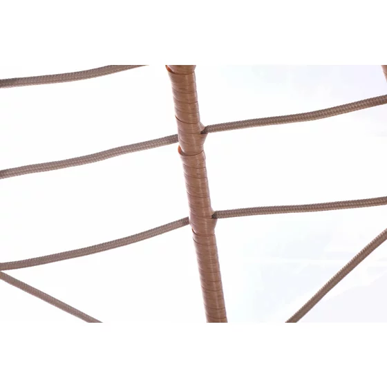 Leagan de Exterior/Gradina - Alicia, 105x105x196 cm, Metal/Ratan Sintetic, Beige picture - 6