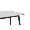 Masa Agne, 120x80x76 cm, Metal/Ceramica, Negru/Alb Marmura picture - 4