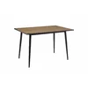 Masa Agne, 120x80x76 cm, Metal/MDF, Negru/Stejar picture - 3