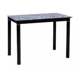 Masa Damar, 100x60x75 cm, Neagra