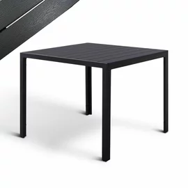 Masa De Gradina Viking 90M, 90x90x74 cm, Metal/Lemn Artificial