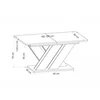 Masa Extensibila HAGEN 102, 160-200x90x77 cm, Stejar Cremona/Casmir picture - 7