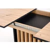 Masa Extensibila HAGEN 25001, 120-158x77x77 cm, Stejar Artian/Negru picture - 7