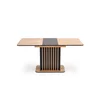 Masa Extensibila HAGEN 25001, 120-158x77x77 cm, Stejar Artian/Negru picture - 3