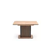 Masa Extensibila HAGEN 25001, 120-158x77x77 cm, Stejar Artian/Negru picture - 2
