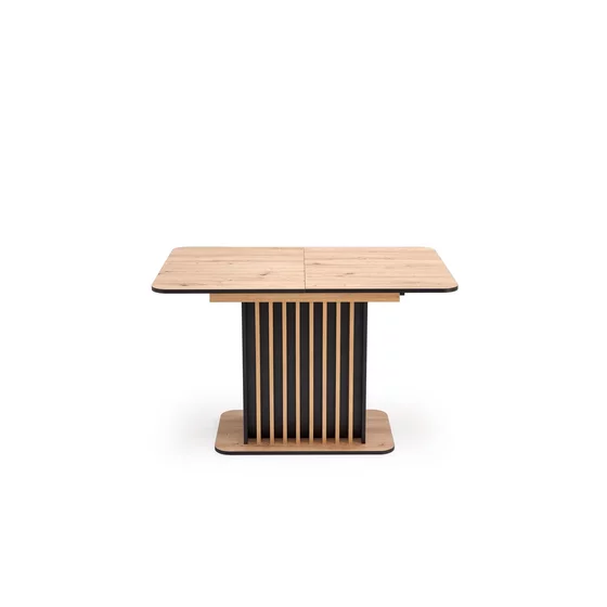 Masa Extensibila HAGEN 25001, 120-158x77x77 cm, Stejar Artian/Negru picture - 2