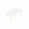 Masa Extensibila Hagen 25006, 160-200-90x76 cm, Lemn/MDF, Alba picture - 7
