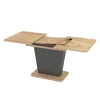 Masa Extensibila Lali, 110-145x68x75 cm, Pal Melaminat, Antracit/Stejar picture - 4