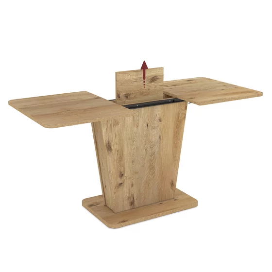 Masa Extensibila Lali Rivoli, 110-145x68x75 cm, Pal Melaminat, Stejar picture - 3