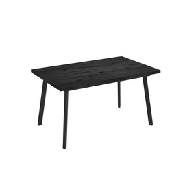 Masa Extensibila Lini, 138-178x85x76 cm, Pal Melaminat, Negru Senkron