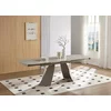 Masa Extensibila Portobello, 160-200-240x90x75 cm, Metal/Piatra Sinterizata, Beige/Taupe picture - 1