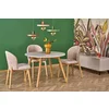 Masa Extensibila Reggio, 102-142x102x73 cm, Pal Melaminat/Lemn - Casmir/Stejar Natur picture - 1