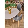 Masa Extensibila Reggio, 102-142x102x73 cm, Pal Melaminat/Lemn - Casmir/Stejar Natur picture - 2