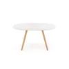 Masa Extensibila Reggio, 102-142x102x73 cm, Pal Melaminat/Lemn - Casmir/Stejar Natur picture - 4