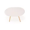 Masa Extensibila Reggio, 102-142x102x73 cm, Pal Melaminat/Lemn - Casmir/Stejar Natur picture - 6
