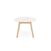 Masa Extensibila Reggio, 102-142x102x73 cm, Pal Melaminat/Lemn - Casmir/Stejar Natur picture - 7