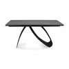 Masa Extensibila Shelby 122 Ceramic, 160-240x90x77 cm, Negru/Gri Deschis - Pietra di Savoia picture - 2