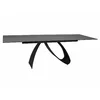 Masa Extensibila Shelby 122 Ceramic, 160-240x90x77 cm, Negru/Gri Deschis - Pietra di Savoia picture - 7