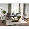 Masa Extensibila Shelby 177, 180-240x100x77 cm, Ossido Bruno/Negru picture - 1