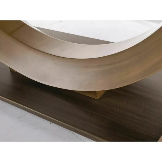 Masa Extensibila Shelby 177, 180-240x100x77 cm, Ossido Bruno/Negru picture - 6