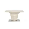 Masa Extensibila Sorento, 140-180x80x75 cm,  MDF/Sticla, Champagne picture - 2