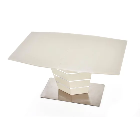 Masa Extensibila Sorento, 140-180x80x75 cm,  MDF/Sticla, Champagne picture - 4
