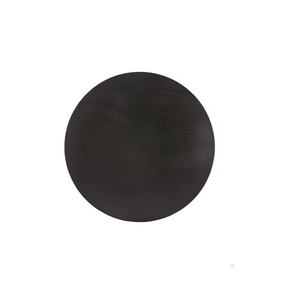 Masa Rotunda Marseille, Ø100 cm, Metal/MDF, Neagra picture - 4