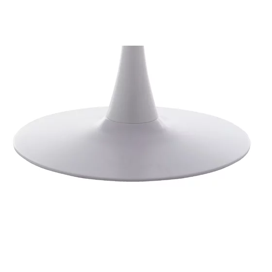 Masa Rotunda Marseille, Ø90 cm, Metal/MDF, Alba picture - 5