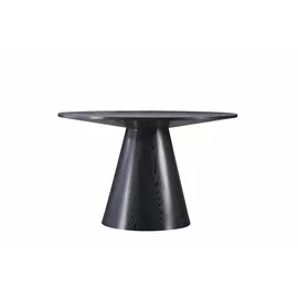 Masa Rotunda Simi, Ø120x75 cm, MDF - Neagra