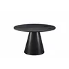 Masa Rotunda Simi, Ø120x75 cm, Pal Melaminat/MDF, Neagra picture - 1