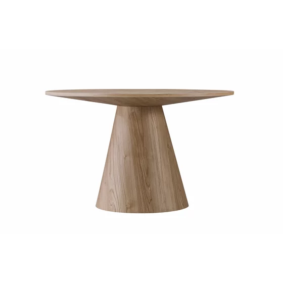 Masa Rotunda Simi, Ø120x75 cm, Pal Melaminat/MDF, Stejar picture - 2