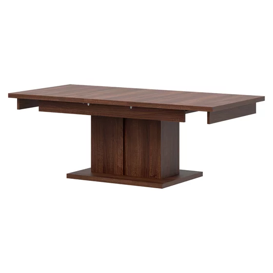 Masuta de Cafea Extensibila Vero, LA01, 114-144x68x52 h cm, Pal Melaminat, Nuc Inchis picture - 4