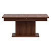 Masuta de Cafea Extensibila Vero, LA01, 114-144x68x52 h cm, Pal Melaminat, Nuc Inchis picture - 1