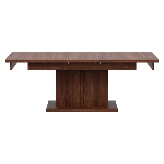Masuta de Cafea Extensibila Vero, LA01, 114-144x68x52 h cm, Pal Melaminat, Nuc Inchis picture - 2