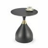 Masuta de Cafea Hagen 249, Ø50x57 cm, Metal/Ceramica, Neagra picture - 1
