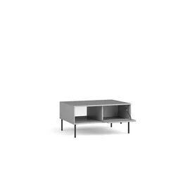 Masuta de Cafea Iris, 87x66x43 h cm, Riflaj, Gri