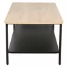 Masuta de Cafea Verna B, 100x50x40 cm, Metal/Pal Melaminat, Negru/Stejar picture - 2
