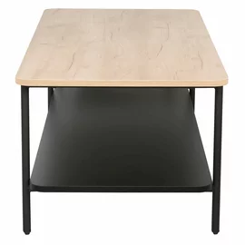 Masuta de Cafea Verna B, 100x50x40 cm, Metal/Pal Melaminat, Negru/Stejar