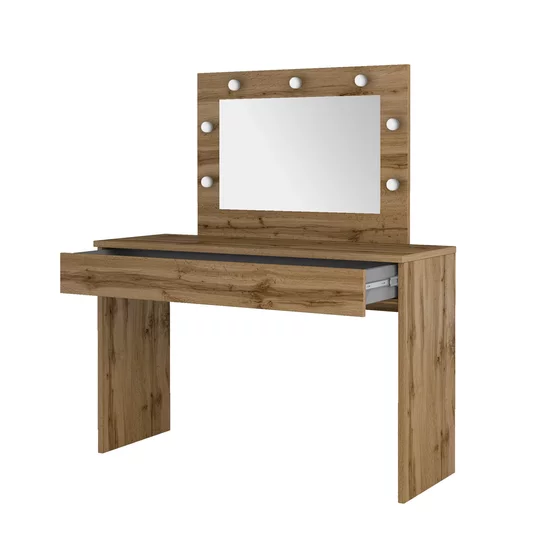 Masuta de Toaleta Cu Oglinda si sistem de iluminat,  Eva - 118x42x135 cm picture - 4
