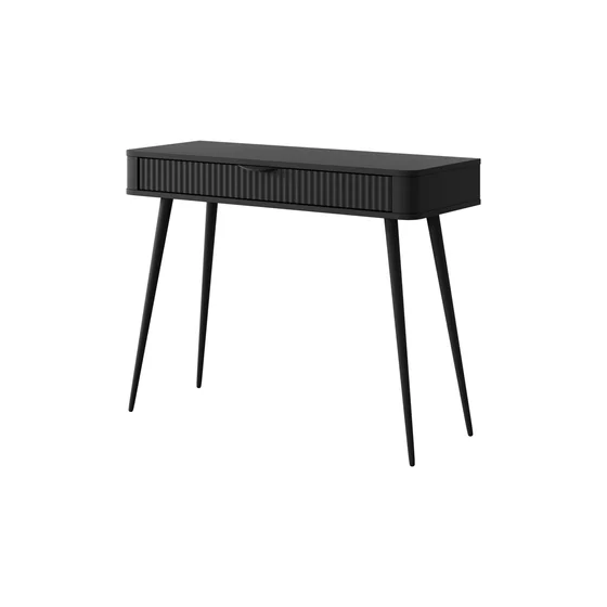 Masuta de Toaleta Lante, 100.2x38x78 cm, MDF, Negru picture - 4